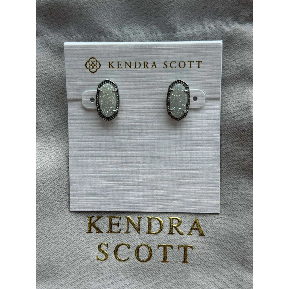 Kendra Scott silver earrings